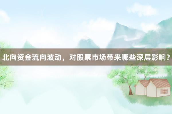 北向资金流向波动，对股票市场带来哪些深层影响？